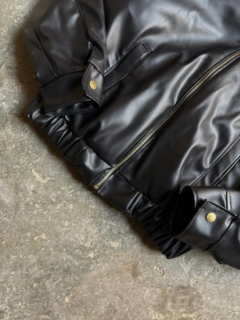 2) New leather jacket